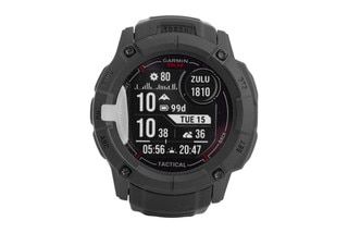 Garmin Instinct 2X Tactical Edition Solar Smart Watch in Black has a power glass lens